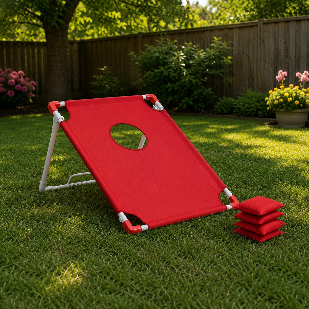 2 Cornhole Game Set with 12 Bean Bags